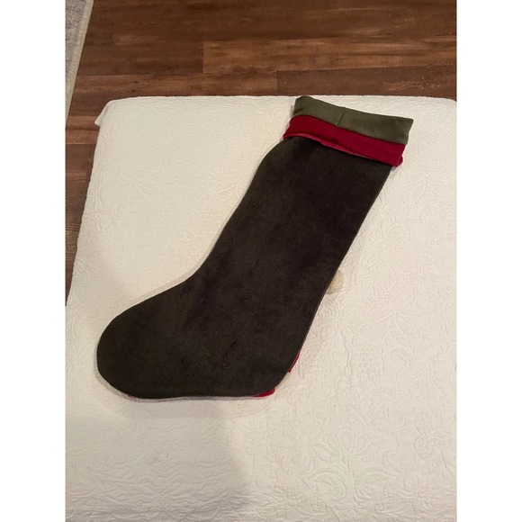 Santa Claus Christmas Stocking Decorative Holiday Fireplace Mantel Decor - Picture 4 of 7